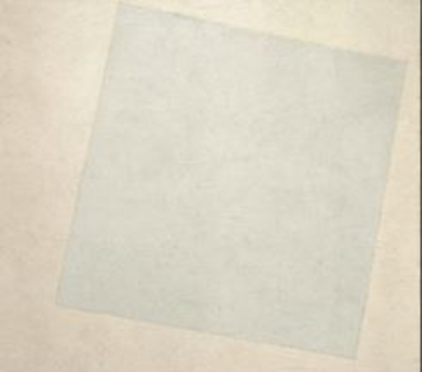 Malevitch, Carré blanc sur fond blanc (1918)