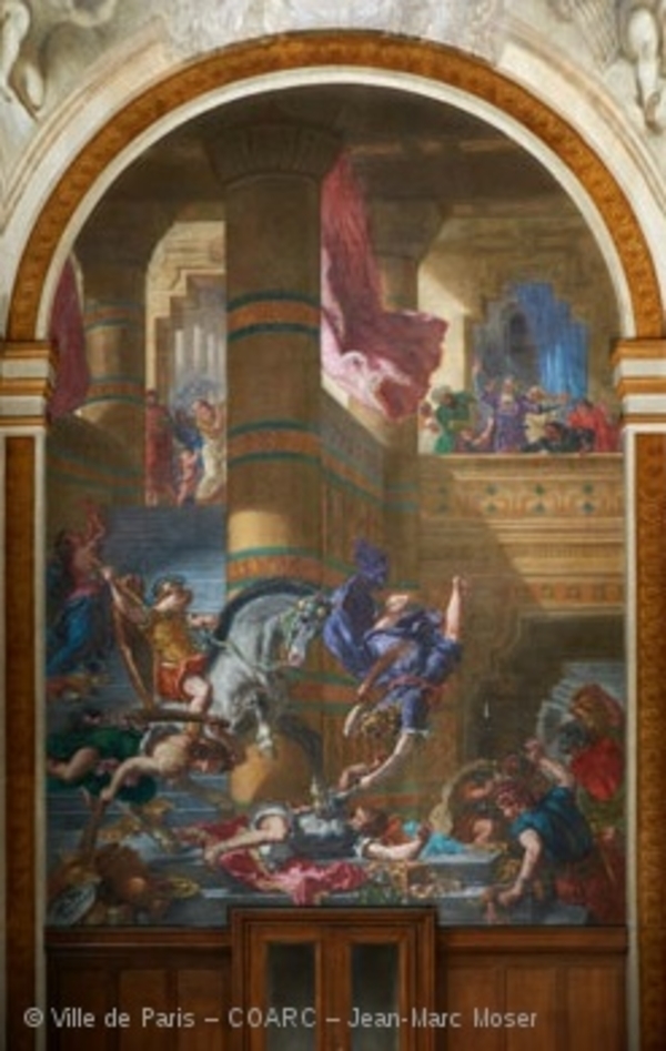 La restauration des peintures de Delacroix dans l’Eglise Saint-Sulpice