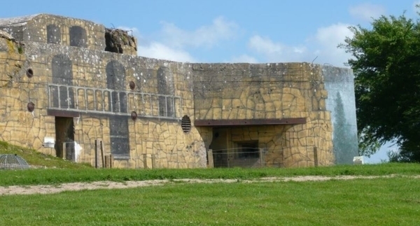 Batterie d'Azeville, vestige du Mur de l'Atlantique
