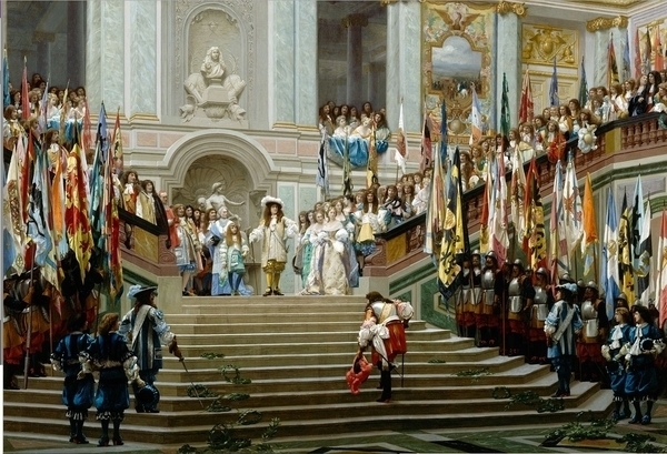 Louis XIV à Versailles (famille)