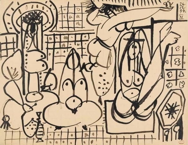 Picasso à Delacroix